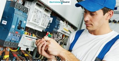 Electricistas baratos Madrid